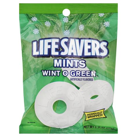 LifeSavers Mints, Wint O Green, 6.25 oz (177 g)