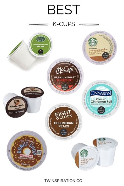 The Best K-Cups - Twinspiration | Best k cups, Keurig recipes, Keurig coffee station