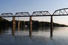 Cumberland River Bridge stock image. Image of river, reflection - 1523493