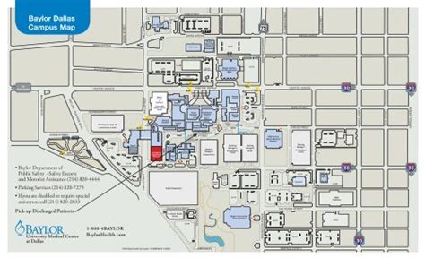 Baylor Dallas Campus Map - Baylor Health Care System