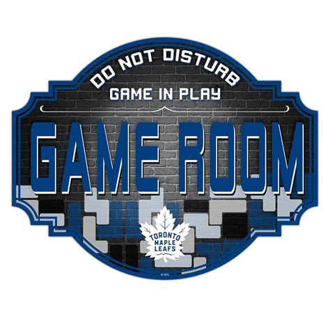 Wood TML Game Room 24" Sign