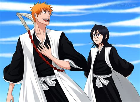 ichigo and rukia - bleach anime and manga Fan Art (34838717) - Fanpop