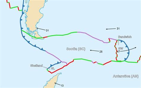 Scotia plate - tectonics micro plates | Plate tectonics, Scotia, Geology