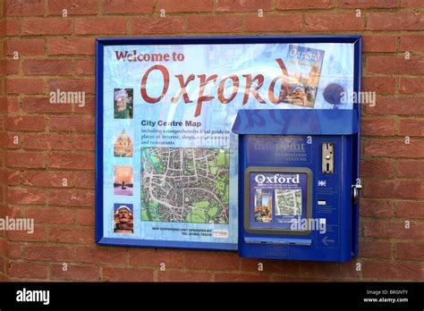 Map of university of oxford hi-res stock photography and images - Alamy