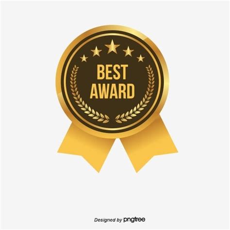 Best Awards PNG Image, Best Award Label Design Elements, Award Clipart ...