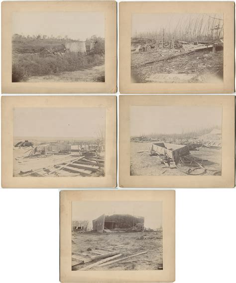 1894 Five Iowa Tornado Devastation Photographs by C. F. Billings ...