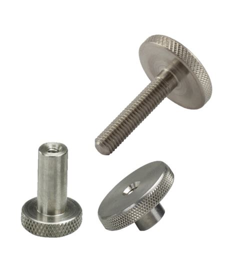 Metric & Inch Knurled Thumb Screws & Nuts | PIC Design, Inc.