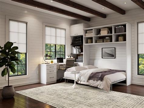 Murphy Bed Designs | Wall Bed Ideas | California Closets | Wall bed, California closets, Murphy bed