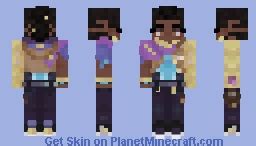 astra / valorant Minecraft Skin