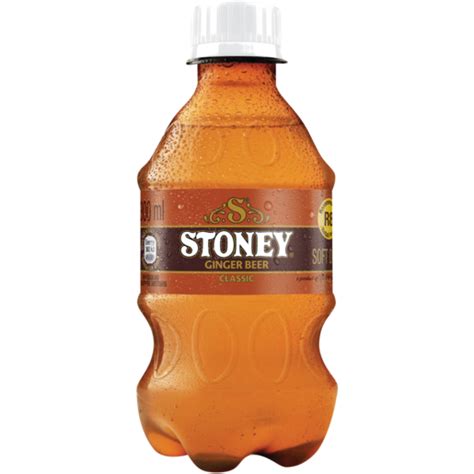 Stoney Ginger Beer Soft Drink Bottle 300ml | Lemonade & Ginger Ale ...