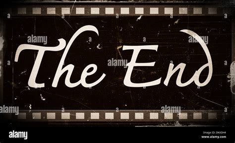 images of the end Movie ending screen Stock Photo - Alamy