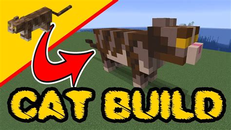 Minecraft Cat - Cat Statue Build, PS4, Xbox, PC, Switch, Pocket edition - YouTube