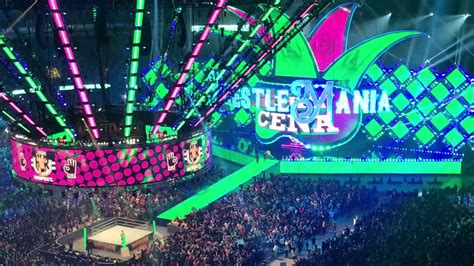 Wrestlemania 34 John Cena Entrance (Fan Video) - YouTube