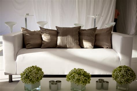 White Lounge Sofa Hire | Rio Lounge