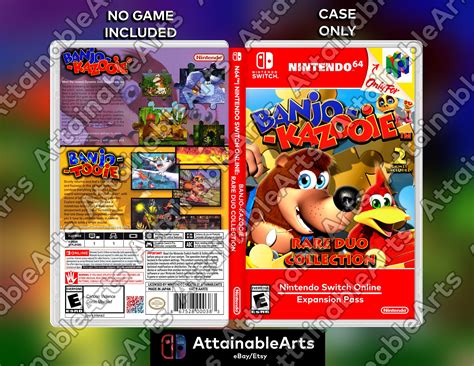 Banjo-kazooie Tooie: Nintendo 64 N64 Nintendo Switch Custom - Etsy India