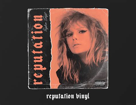 Taylor Swift - reputation | Vinyl Record on Behance