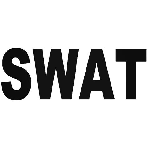 Black and White Swat Logo - LogoDix