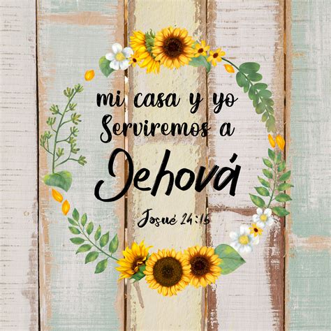 Mi Casa Y Yo Serviremos a Jehova PNG PDF for Sublimation 300dpi - Etsy