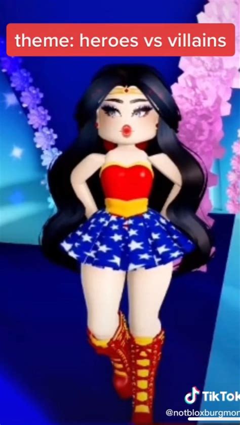 Wonder Woman ⭐️ in 2023 | Aesthetic roblox royale high outfits, Island ...