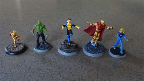 Lead Capes - A Superhero Wargames Blog: Miniatures Finished - Heroes unite!