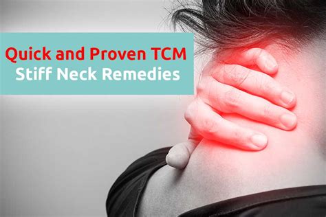 Quick and Proven TCM Stiff Neck Remedies. Try Acupuncture for Relief.