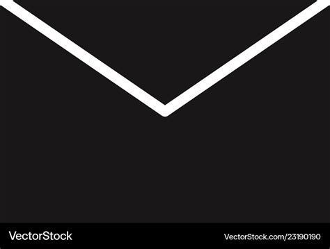 Mail icon email symbol envelope sign isolated Vector Image