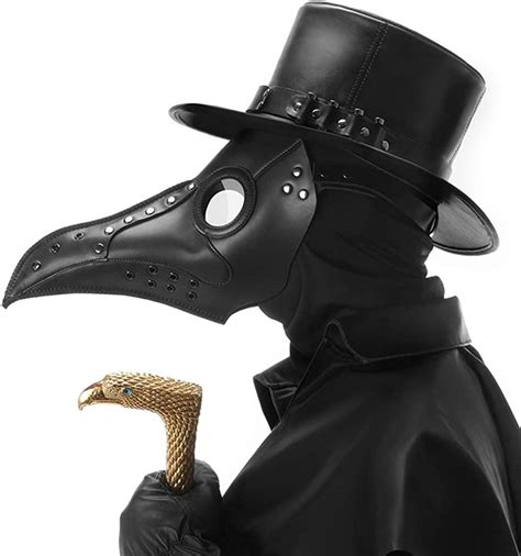 Black Plague Doctor Mask