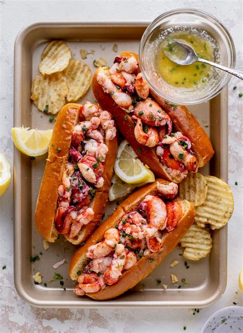 Buttery Lobster Rolls - Connecticut Style Lobster Rolls with Butter