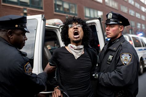 Hundreds Protest in Manhattan Against Police Brutality and Income ...