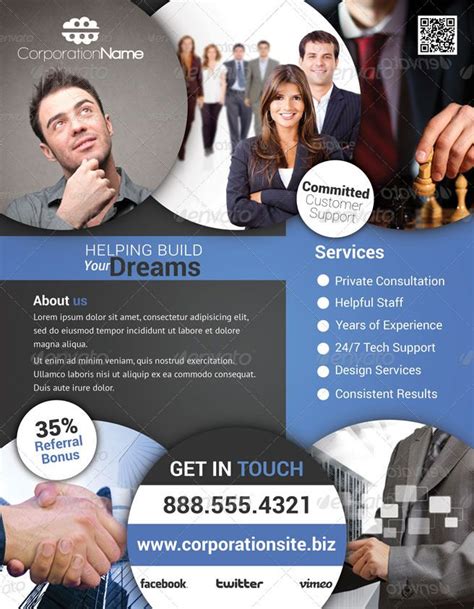 Business Flyer 17 with Postcard | Business flyer, Modern business cards design, Construction ...