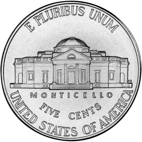 5 Cents "Jefferson Nickel" (2nd portrait, Return to Monticello) - United States – Numista