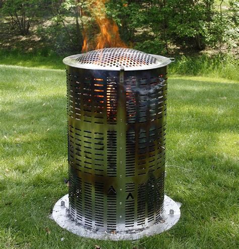 XL Custom Built Burn Barrel Incinerator | Burn barrel, Barrel, Yard waste