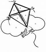 Free Printable Kite Coloring Pages For Kids sketch template