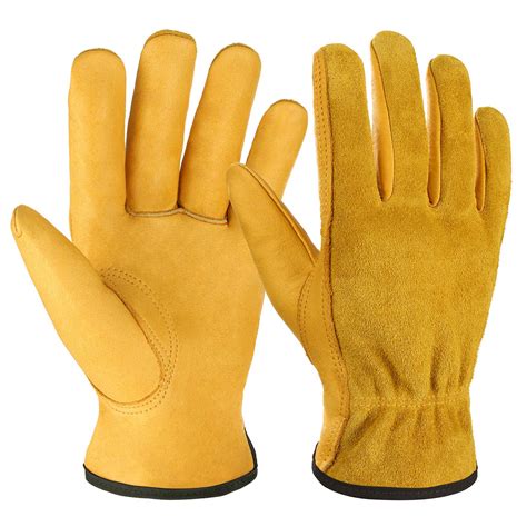 Safety Work Gloves,for Extra grip and Hand Protection in Construction,Driving,Carrying,Gardening ...