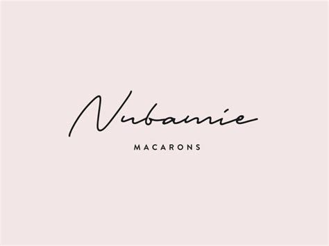 Nubamie macarons logo animation by Maja Reguła for Owlsome studio on Dribbble