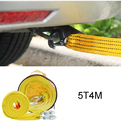 Automobiles Towing Ropes Professional Heavy Duty Self Rescue Car Tow Rope Handbag Double Deck ...