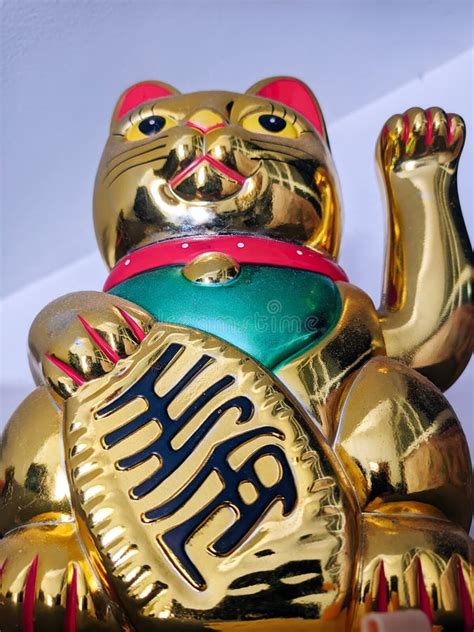 Chinese lucky cat statue stock photo. Image of chinese - 248136198