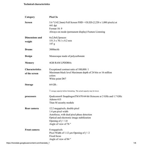 Specifications Sheet of Google Pixel 3a Leaks out Before Announcement; Confirms OLED Screen ...