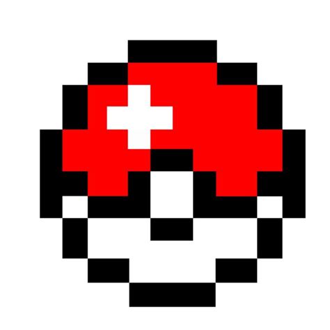 8-Bit Pokeball | Pixel art pokemon, Pixel art, Pixel drawing