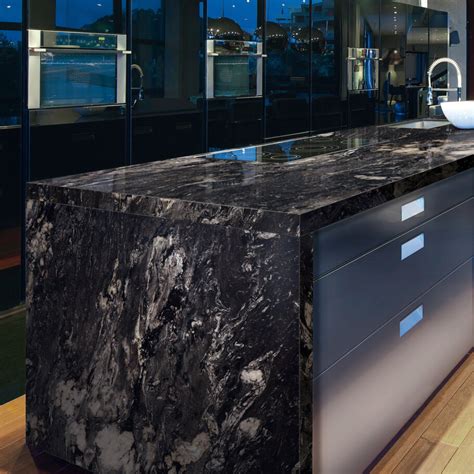 Black Cosmic Leather Finish Granite | Countertops, Cost, Reviews