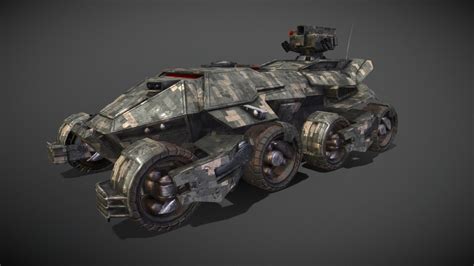 Sci Fi Armored Car - 3D model by Rishav Gupta (@Rishav_Gupta) [fe2fff7] - Sketchfab