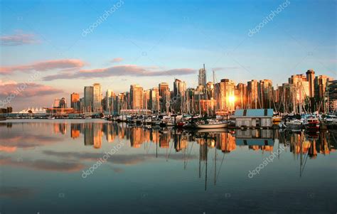 Vancouver skyline at sunset Stock Photo by ©pandionhiatus3 10750000