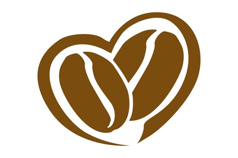 Love Coffee Bean Logo On Transparent Background 24036545 PNG