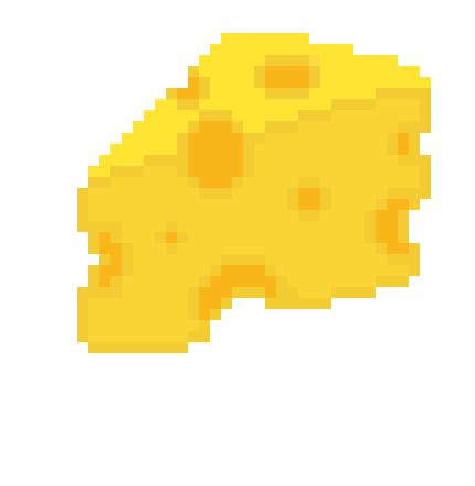 Minecraft Cheese Pixel Art