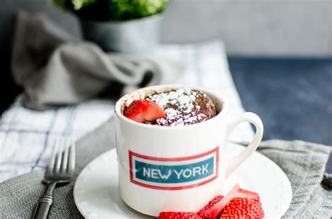 Microwave Chocolate Lava Mug Cake - A Grande Life