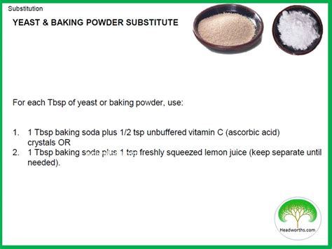 YEAST and BAKING POWDER | Healing Hope