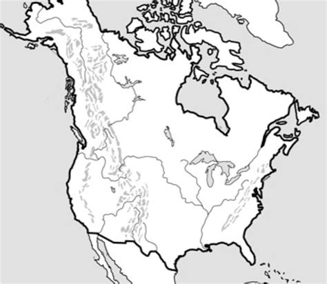 North America Geography- Map Diagram | Quizlet