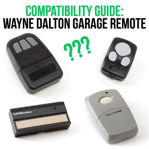 Wayne Dalton Garage Door Remote Compatibility Guide - Expressgaragedoors.com