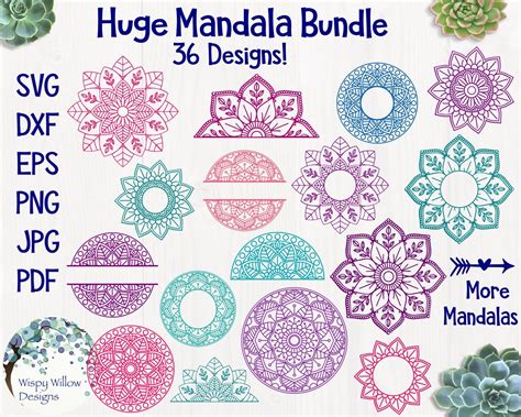 Mandala Bundle SVG, Mandalas Svg, Mandala Svg, SVG Bundle, Mandala SVG, Mandala Border Svg ...