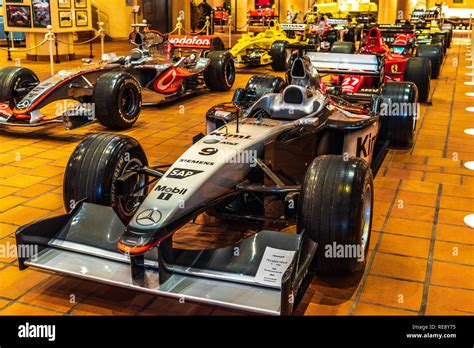 FONTVIEILLE, MONACO - JUN 2017: silver MCLAREN MP4-19 F1 2004 in Monaco ...